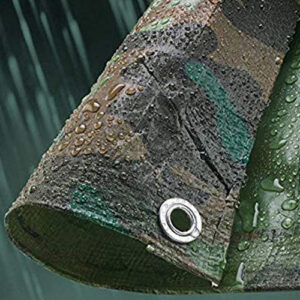 Waterproof Lightweight Tarpaulin Camouflage Tarp 80gsm