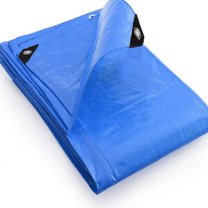 Blue Tarpaulin 110gsm Lightweight Tarpaulin Sheet