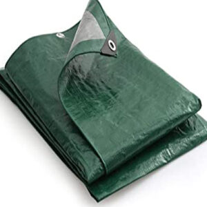 Medium Weight Green Tarpaulin Waterproof 140gsm