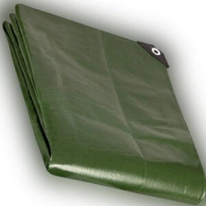Waterproof Green Tarpaulin 200gsm Multipurpose PVC Tarp