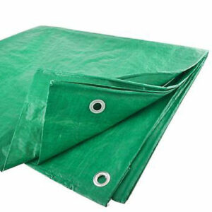 Multipurpose Lightweight Tarpaulin Green 100gsm Waterproof Tarp Cover